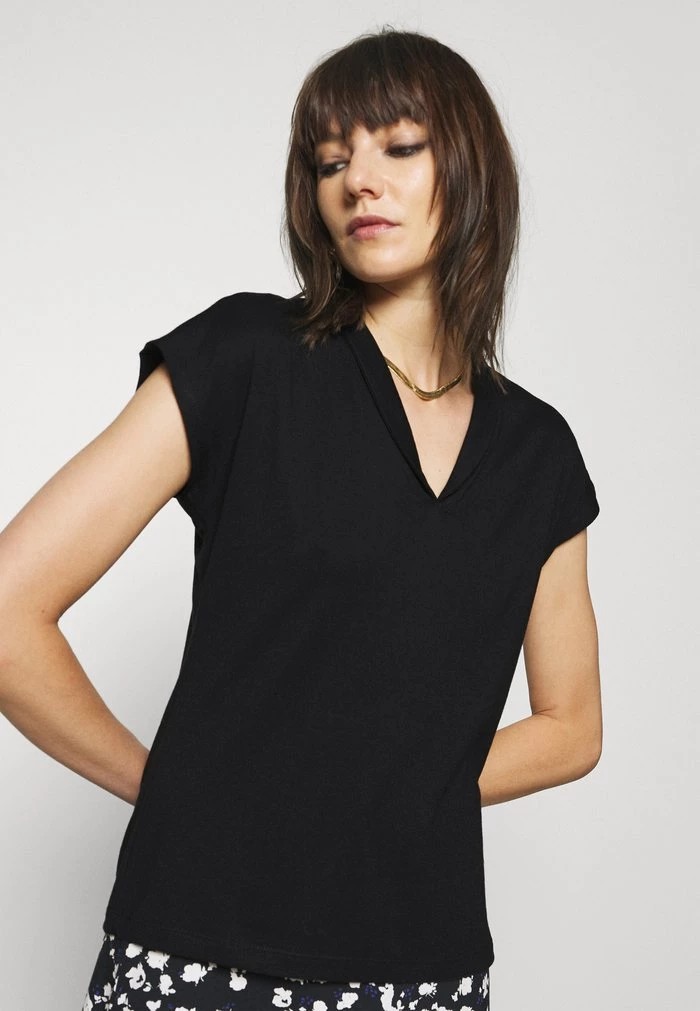 T-Shirt ANNA FIELD Anna Field Basic T-shirt Noir Femme | CPY-7857201